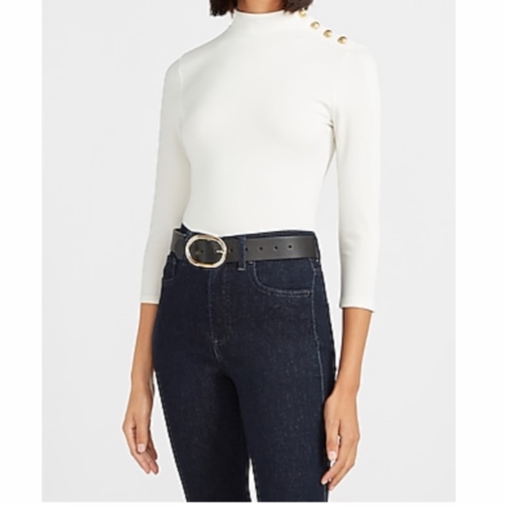 NWT Mock Neck Top